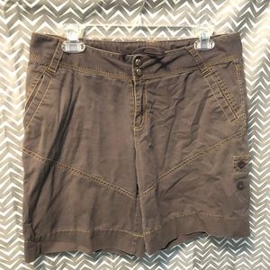 Athlete shorts with roll up cuff size 10